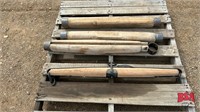 3 Wooden Axles for a Buggy + Evener