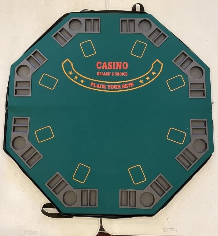 Casino Dealer’s Choice Folding Poker Table