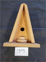 Wooden A-Frame Bird House