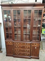 White Furn. Co. breakfront china cabinet
