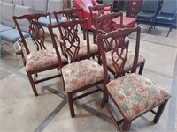 Chippendale style chairs