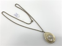 Sheffield watch on necklace chain, Windup in good