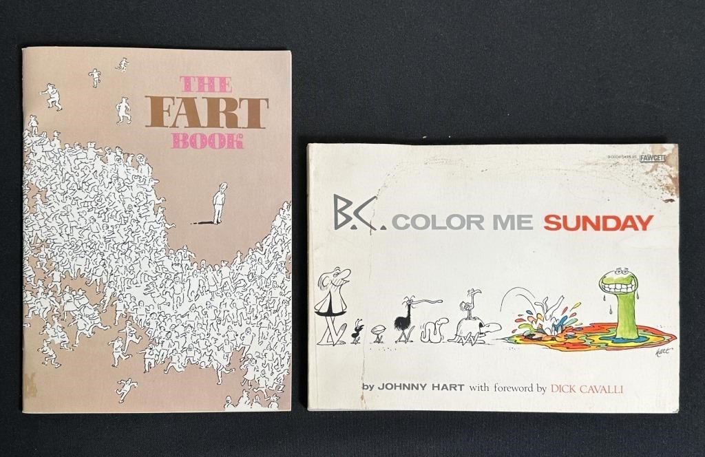 The Fart Book & B.C. Color Me Sunday Comic Books