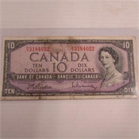 1954 CDN $10 BILL