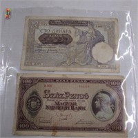 2 - HUNGARIAN BANK NOTES