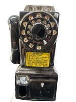 Rotary Phone, Ceramic Piggy Bank, Made