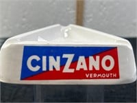 Vintage Cinzano Vermouth Triangle Ashtray