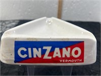 Vintage Cinzano Vermouth Triangle Ashtray