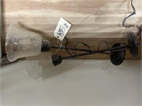 2-Down Lights w/Globes 21"-chips