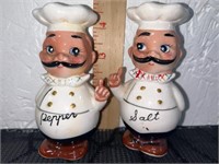 Vintage Chef S&P Shakers -Japan