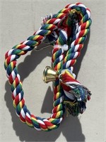 20” Bendable Rope Perch w Bell