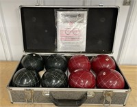 Bocce Ball Set In Carry Case. NO SHIPPING