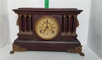 Antique Seth Thomas Mantel Clock with Brass