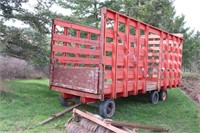 MK Martin 20ft Bale Thrower Wagon