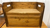 Wooden Dog Bed w/Drawer (23.5"W x 14"D x