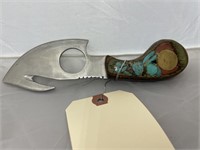 Stainless Steel Knife w/Decorative Handle