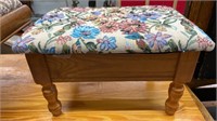 Small Footstool (15"W x 11.5"D x 9.5"H).  NO