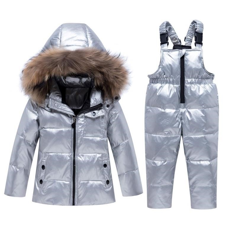JiAmy Kids 2-Piece Snowsuit Winter Puffer Jacket