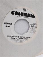 Vintage 45 - Willie Nelson/Waylon Jennings Take
