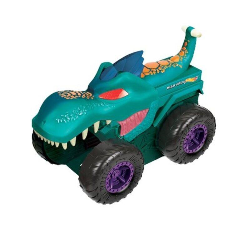 Mattel Hot Wheels Car-Chompin Mega Wrex Toy Truck