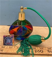 Due Zeta Hand Painted Perfume Atomizer (Italy)