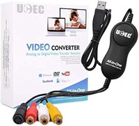 UCEC USB 2.0 Video Capture Card Device, VHS VCR TV