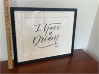 Art- Martin Luther King framed quote