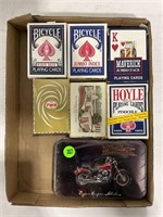 FLAT OF PLAYING CARDS - PRO FOOTBALL HALL OF FAME,