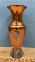 Copper Vase (13"H)