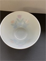 Vintage Floral Fire King Mixing Bowl