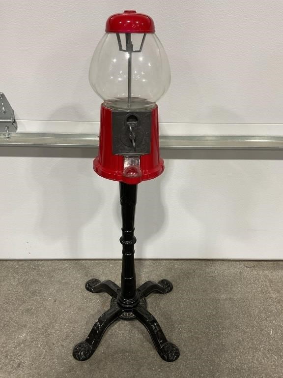 Carousel industries, gumball machine with stand