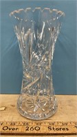 Crystal Vase (8.5"H)