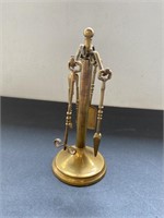 Nice Miniature Brass Tool Set w/Stand