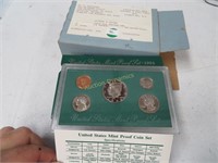 Four, US Mint 1994 Proof Coin Sets