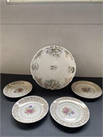 Lot of Vintage Floral Porcelain China