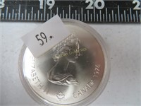 1974 Canada $5 Silver Olympiade Coin