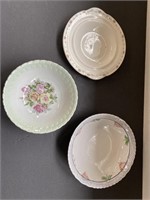 Lot of Vintage Floral Porcelain