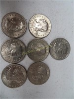 Nine, 1979 Susan B. Anthony US Dollar Coins