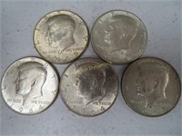 Five, Kennedy Half Dollars