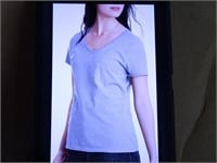 Ladies Hanes Silver Heather Gray T-Shirt - 178x