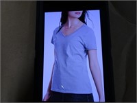 Ladies Hanes Silver Heather Gray T-Shirt - 67x