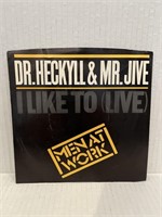 Vintage 45rpm Record - Men at Work Dr Heckyll &