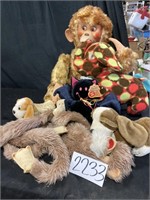 Vintage stuffed Animals