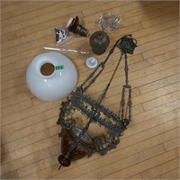 Antique hanging lamp (parts missing)