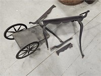 Rolling Buffet Cart, needs repair