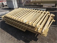 10 Pieces of Unused 4' - 6' Treated Porch Railing