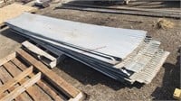 35 +/- Sheets of Used 12' Galvenized Steel