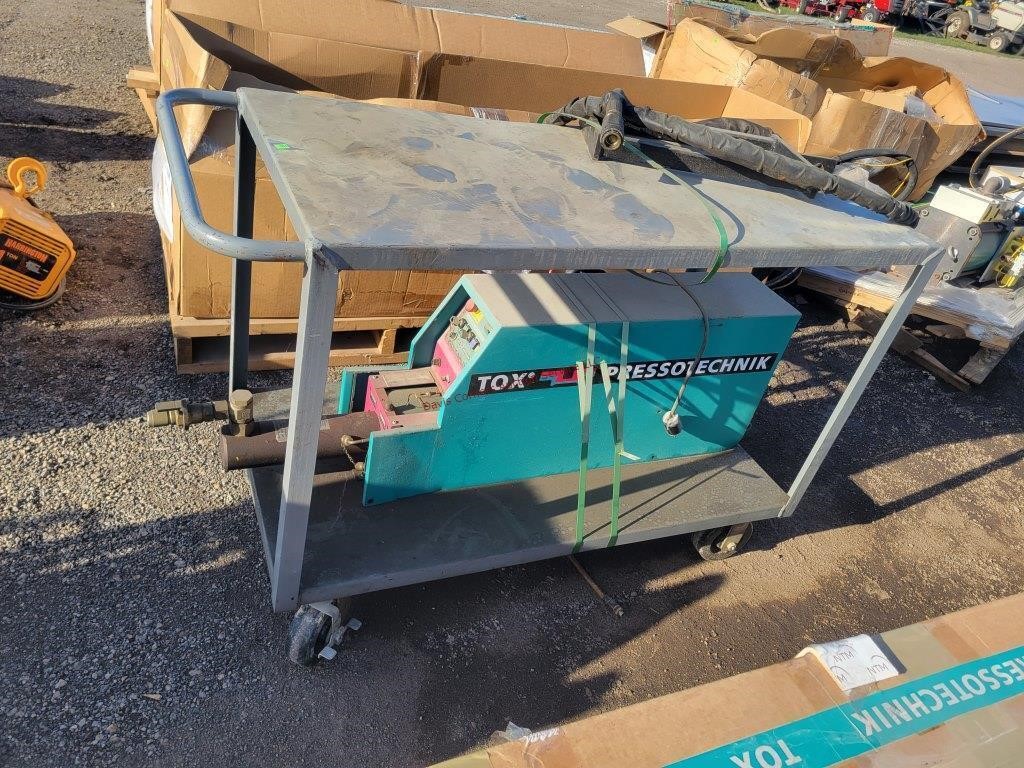 Used Pressotechnik Pneumatic Cylinder Sheet Metal