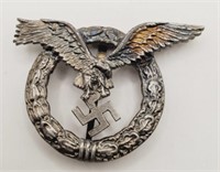 (JL) Luftwaffe Pilot Observer Badge (2-1/2" long)