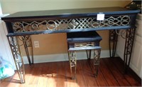 Entry Way Table with Matching Small Table